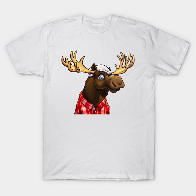 Moose on the loose T-Shirt by JohnCasual